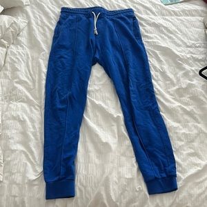 COTTON CITIZEN Blue jogger sweats